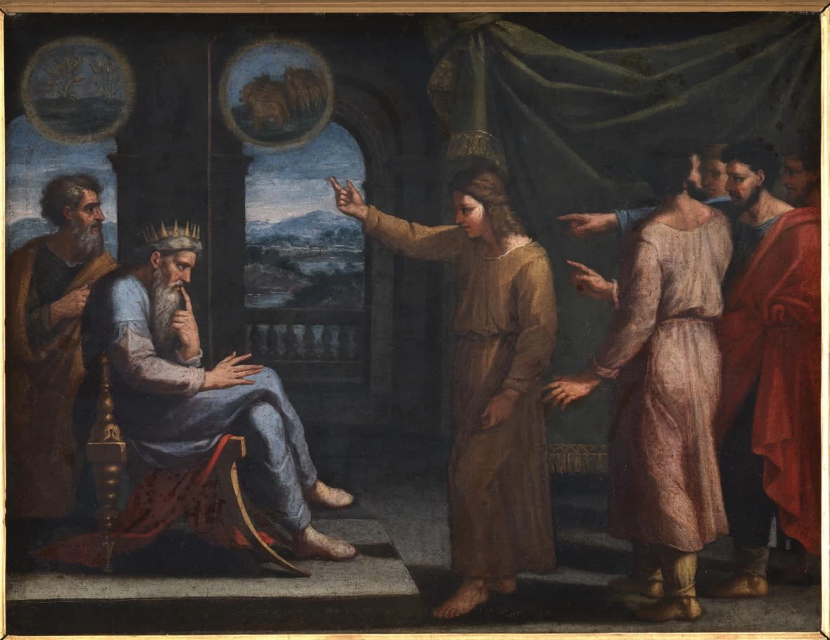 Giuseppe interpreta i sogni del faraone - Statens Museum for Kuns